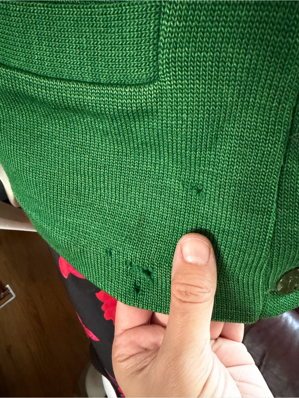 Vintage Wool Letterman-Style Sweater - Picture 6 of 10